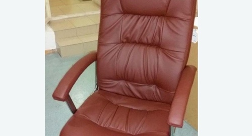 Обтяжка офисного кресла. Мегион